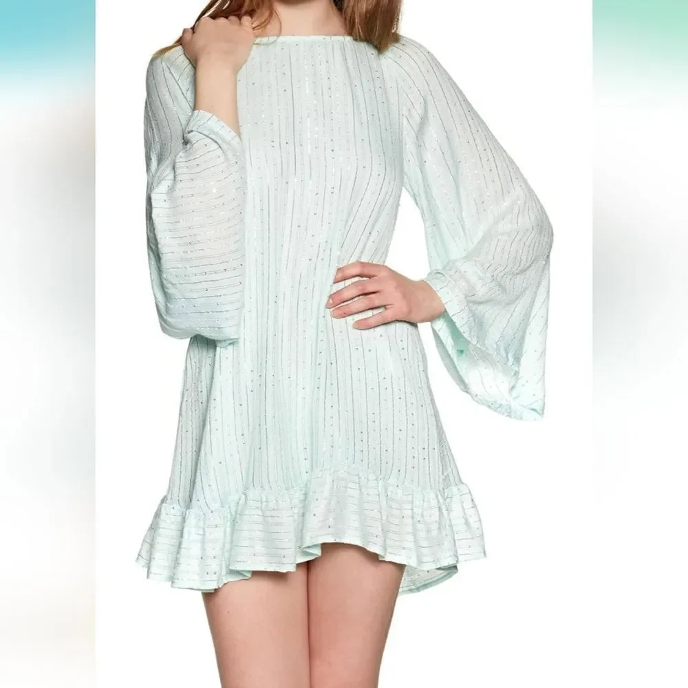 Sundress Indiana Dress Pom Pom Coverup in Roma Pool